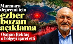Marmara Depremi İçin Ezber Bozan Açıklama! Prof. Dr. Osman Bektaş O Bölgeyi İşaret Etti