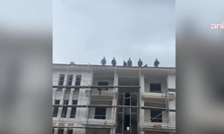 Ordu'da TOKİ'nin maaş eylemi