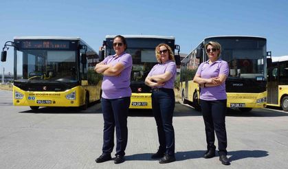 Aydın Büyükşehir’in kadın şoförleri takdir topluyor