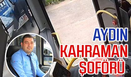 Aydın Büyükşehir Belediyesi şoförü kazayı böyle önledi