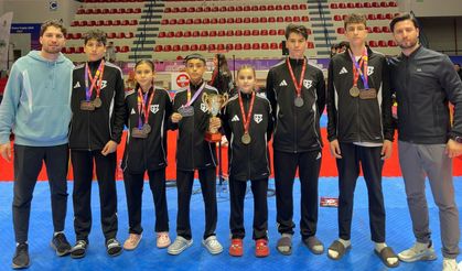 Aydınlı sporcular Arnavutluk'tan beş madalya ile döndü