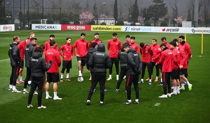 A Milli Futbol Takımı, Romanya maçı hazırlıklarını sürdürdü