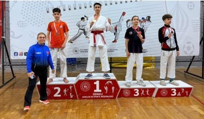 Aydınlı sporcular Denizli'den dereceyle döndü