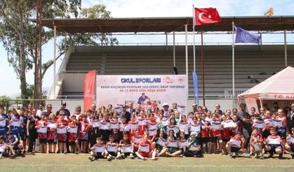 Köşk'te Ragbi Küçükler Grup Yarışmalarında takımlar madalyalarına kavuştu