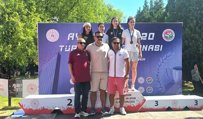 Aydınlı Tuana, heptatlonda Türkiye şampiyonu oldu