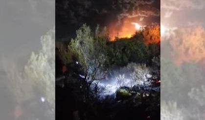 Manisa Kula’daki yangına müdahale sürüyor