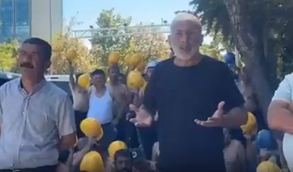 Yıldızlar SSS Holding’e bağlı maden işçilerinin eylemi sürüyor
