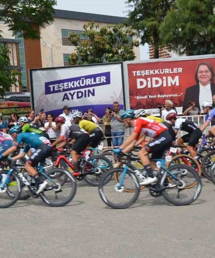 Cumhurbaşkanlığı Bisiklet Turu’na bisikletçiler Didim’de karşılandı