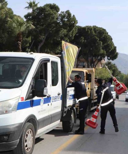 Söke’de zabıta ve emniyetten ortak operasyon
