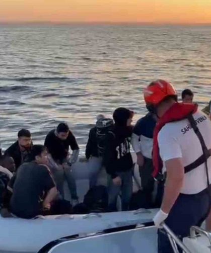 Didim’de 21 düzensiz göçmen kurtarıldı