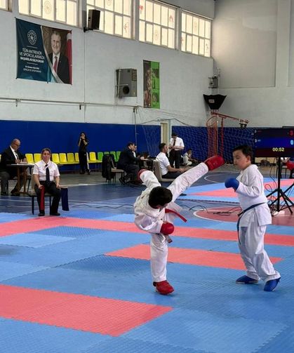Genç sporcular hünerlerini sergiledi