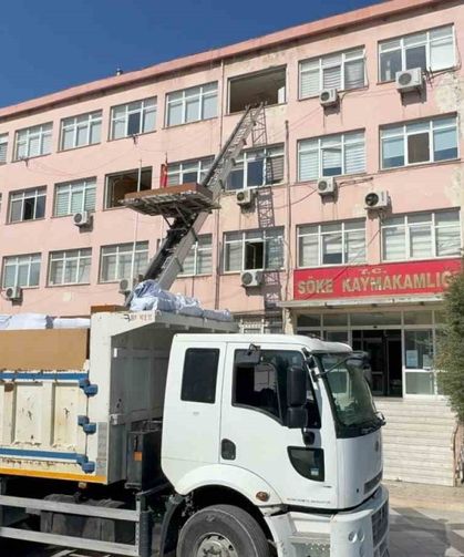 Söke Hükümet Konağı’nda taşınma süreci başladı