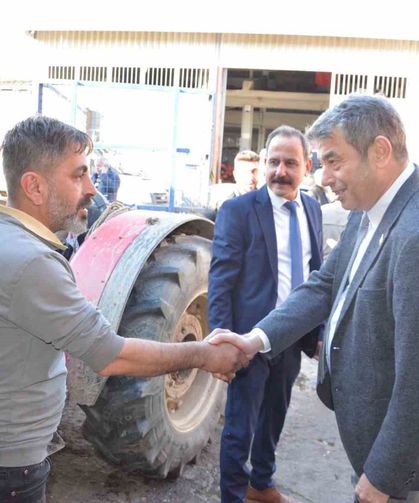 AYESOB Başkanı Künkcü, Kuyucak'ta esnaflarla buluştu