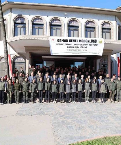 Orman ekiplerinin mesleki eğitim toplantısının ikincisi Aydın'da yapıldı