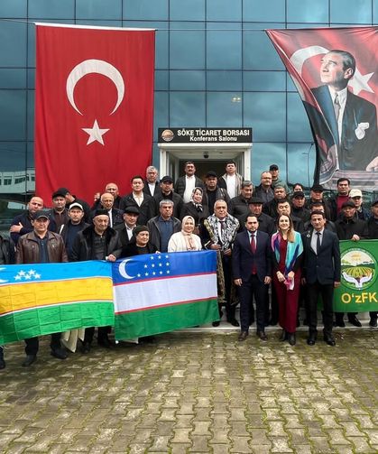 Özbekistan Bursa Fahri Konsolosu Aydın'ı ziyaret etti