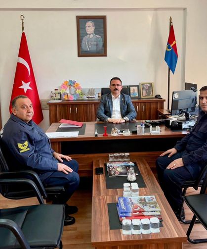 Kaymakam Ateş, İlçe Jandarma personeliyle buluştu