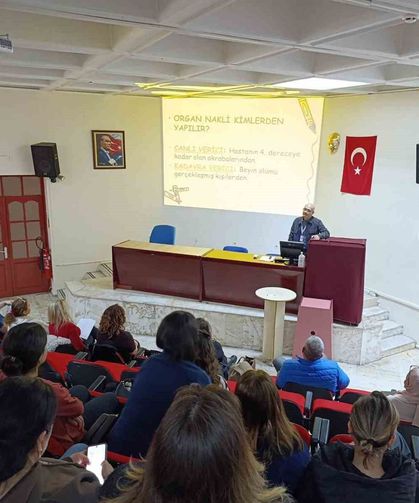 Aydın'da sağlık çalışanlarına organ bağışı eğitimi verildi