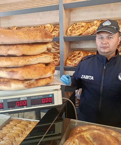 Çine'de ekmek ve pide üretimi yapan işletmeler denetlendi