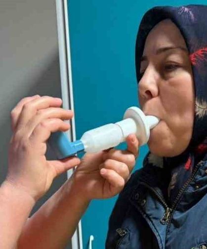 Nazilli'de vatandaşlara solunum testi yapıldı