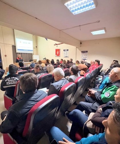 Afetlere hazırlıkta koordinasyon eğitimi verildi