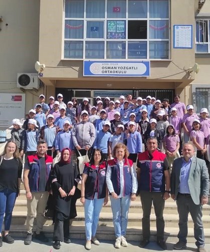 Aydın'da öğrencilere organik tarım anlatıldı