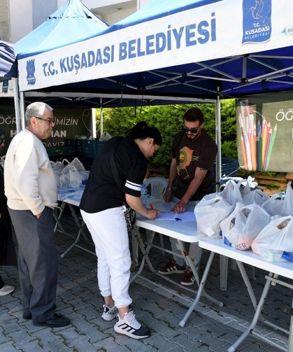 İhtiyaç sahibi ailelerin yüzü gülmeye devam ediyor