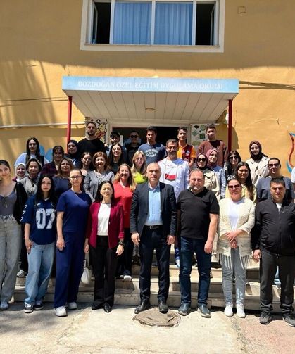 Bozdoğan MYO öğrencileri özel eğitim öğrencileriyle bir araya geldi