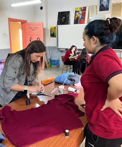 Atça'da atıklar sanata dönüştü