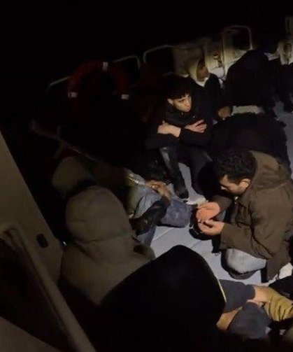Aydın'da 20 düzensiz göçmen kurtarıldı