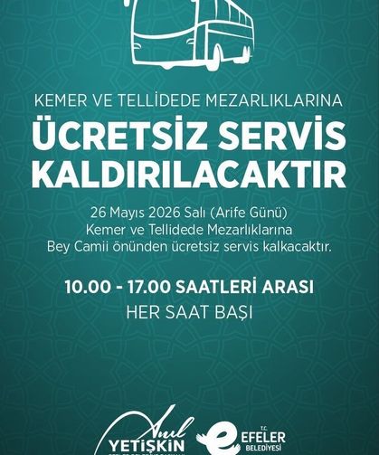 Efeler Belediyesi'nden ücretsiz ulaşım desteği