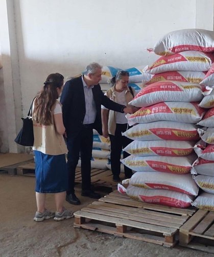 Yem satışı yapan işletmeler denetlendi