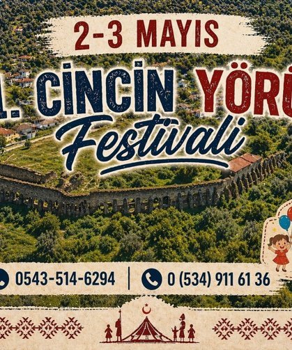 1. Cincin Yörük Festivali başlıyor