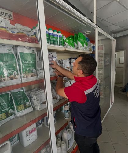 Söke'de gübre bayileri denetlendi