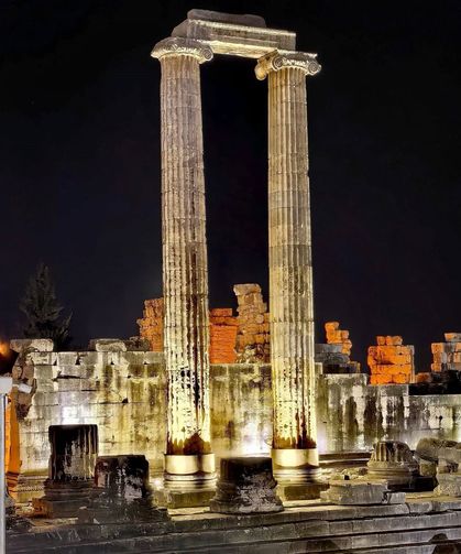 Didim Apollon Tapınağı, gece de ziyaret edilebilecek