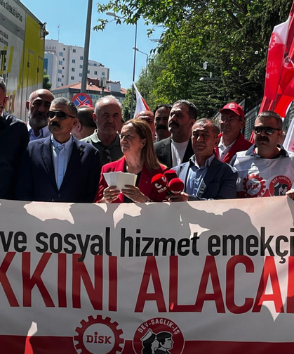 Çerkezoğlu: Sağlık ve sosyal hizmet iş kolunda barajı aştık