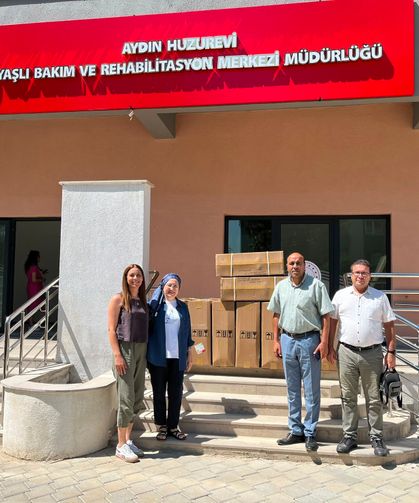 Beyazay, huzurevi sakinlerini unutmadı