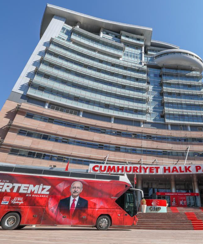 CHP'nin otobüsleri hazırlandı