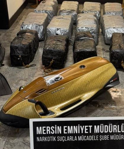Mersin Limanı'nda bir gemide gizlenmiş halde 350 kg kokain ele geçirildi