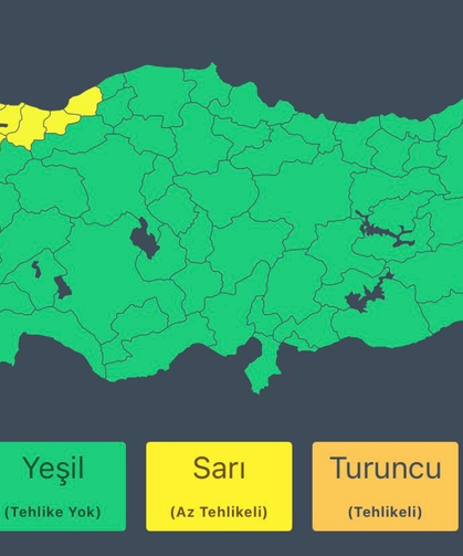 Marmara ve Batı Karadeniz için kuvvetli yağış uyarısı