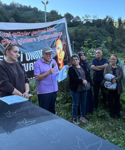 Elif Kanlıoğlu, Arhavi’de mezarı başında anıldı