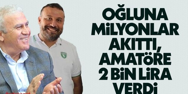 Dağ resmen fare doğurdu! CHP'li Fatih Atay oğluna milyonlar akıttı amatöre 2 bin lira verdi