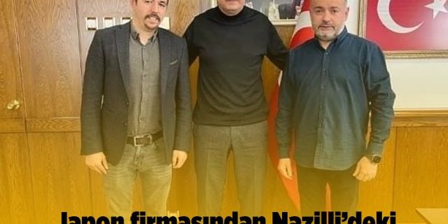 Japon firmasından Nazilli’deki depremzedeler için örnek hareket