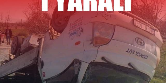 İncirliova’da trafik kazası: 1 yaralı