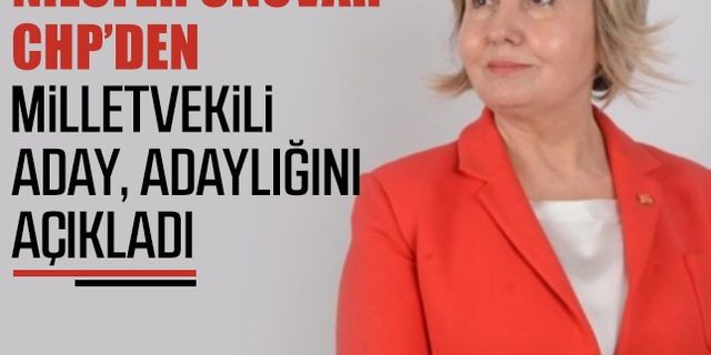 Nilüfer Ünüvar CHP’den Milletvekili aday, adaylığını açıkladı