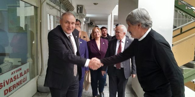 İYİ Parti Aydın Milletvekili adayı Ömer Karakaş hemşehrilerini ziyaret etti 