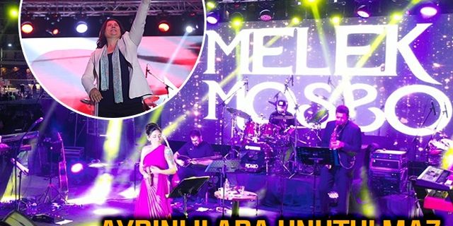Melek Mosso Aydınlılara unutulmaz bir konser verdi