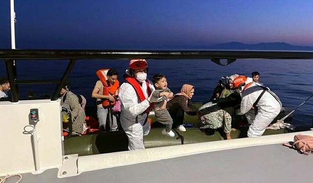 Kuşadası'nda 38 kaçak göçmen yakalandı