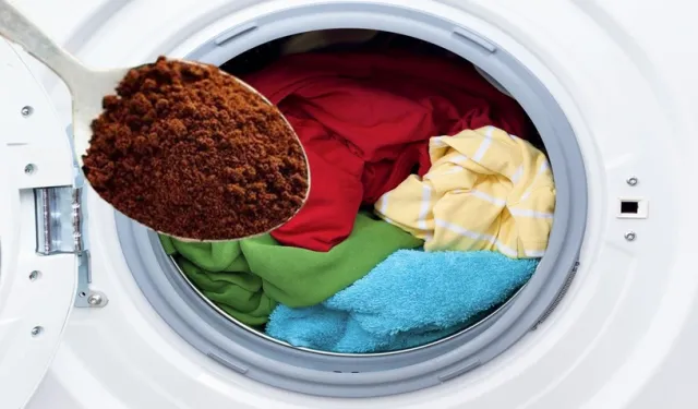 Çamaşır makinesine 2 kaşık kahve dökünce... Çamaşır makinesine kahve dökmek neye yarar?