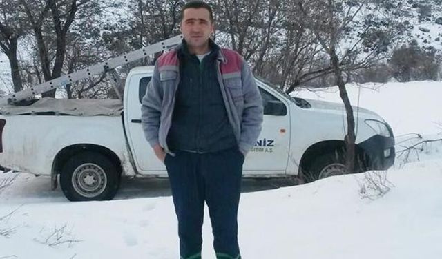 Antalya'da elektrik işçisinin acı ölümü