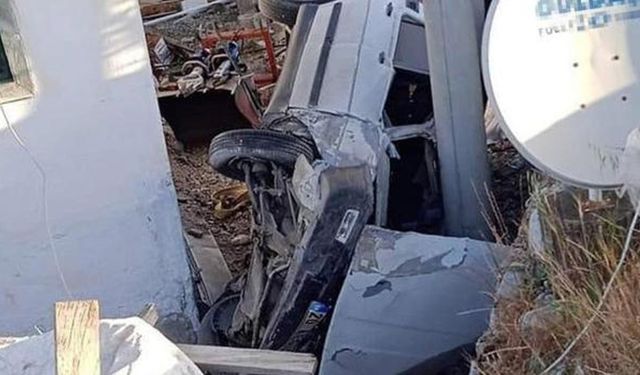 Denizli'de otomobil sürücüsünün öldüğü kaza, sabah fark edildi